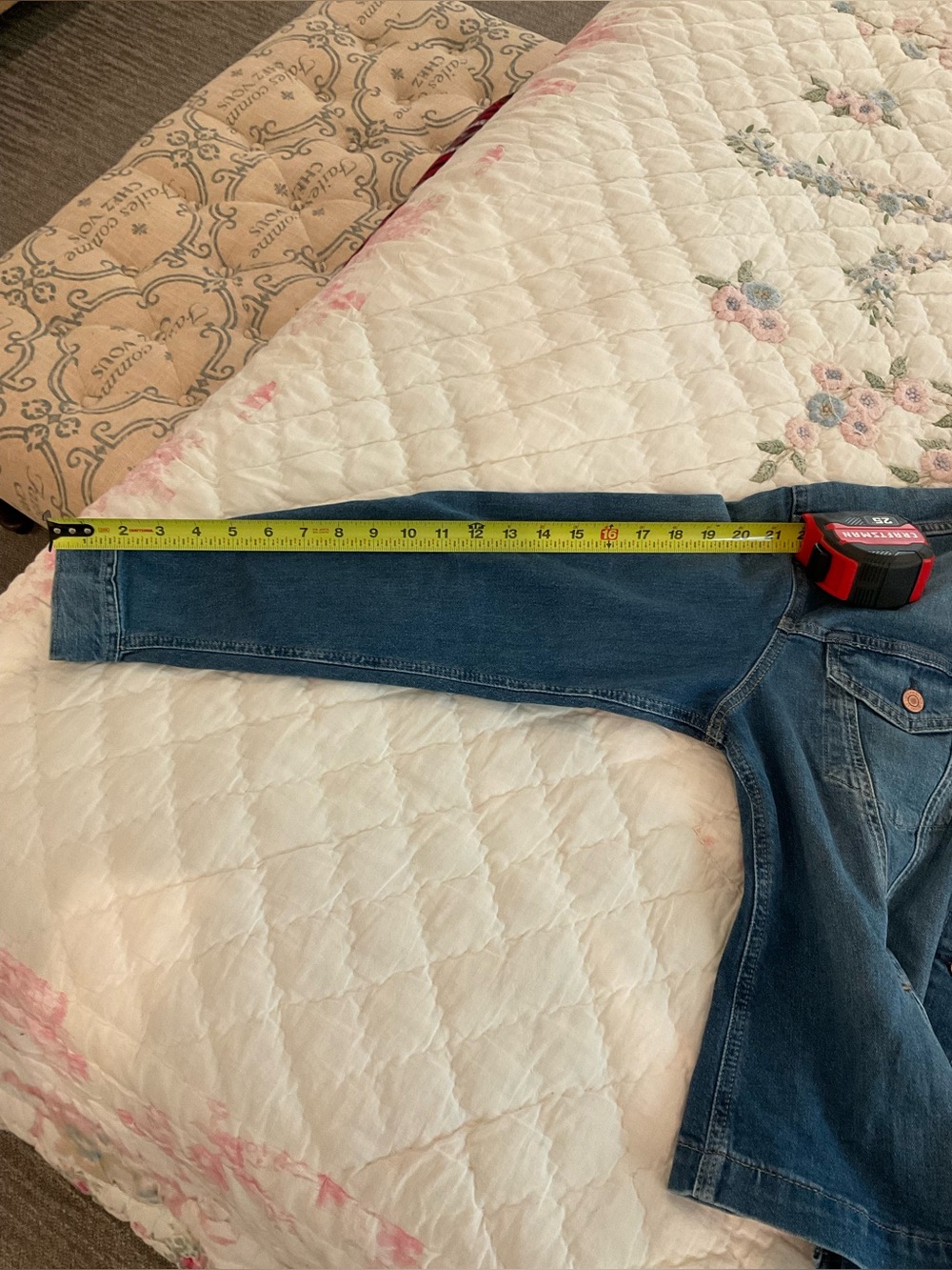 GAP Women's Medium Blue Fitted Denim Jacket - Picture 9 of 9
